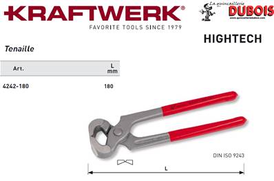 Tenailles KW hightech 180 mm