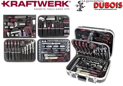 Coffret en ABS de 228 outils Basic KRAFTWERK 1050