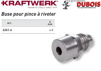 Buse 4.8 mm pour 4261