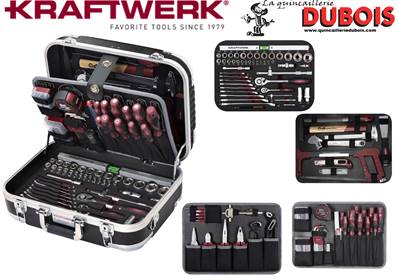 Coffret en ABS de 169 outils KRAFTWERK 202.100.000