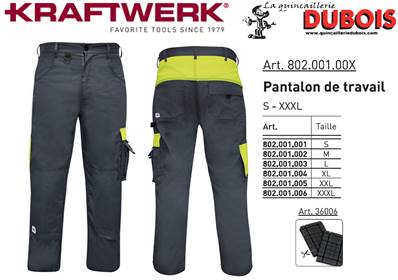 Pantalons de travail, XL