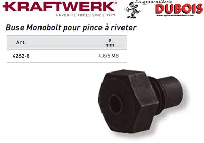 Buse 4.8/5.0 mm Monobolt pour 4262