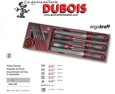 Coquille de limes COMPLETO 12 p.