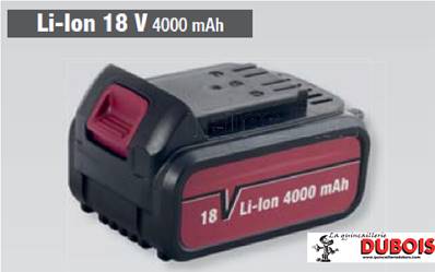 Batterie 18 V 4.0 Ah pour 32108/09 KRAFTWERK 32109AK