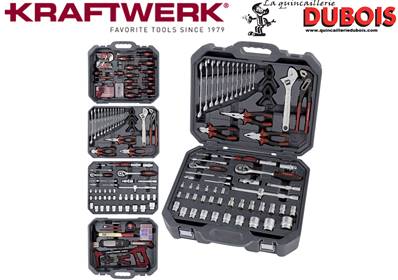 Coffret de 243 outils universels Basic KRAFTWERK 1049