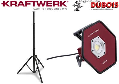 Spot industriel él. LED COB 40W+trépied KRAFTWERK 32027C