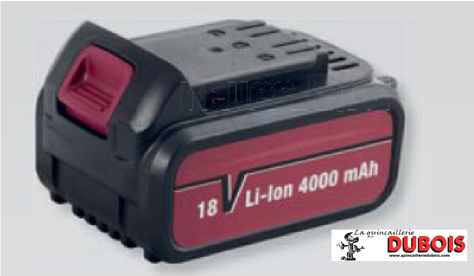 Batterie 18 V 4.0 Ah pour 32108/09 KRAFTWERK 32109AK