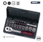 Coffret de douilles Basic 26 p. 1/4" KRAFTWERK 1003