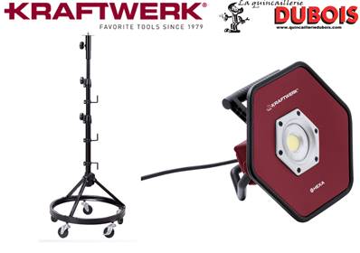 Spot industriel él. LED COB 40W+trépied KRAFTWERK 32027D