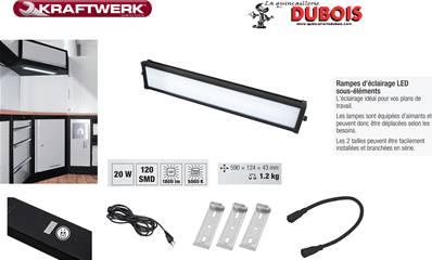 LED intégré lumière 20W/59 cm promotion