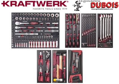 Assortiment d'outils, EVA, 1/4"+ 3/8"+ 1/2", 187 pcs. promotion
