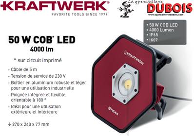 Spot industriel électrique LED COB 40W
