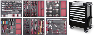 Servante d'atelier P407, EVA, 276 pcs. promotion