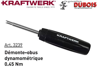 Démonte-obus dynamométrique, 0.45 Nm