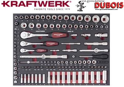 Jeu de douilles EVA 3/4" 21p.+4081-34 KRAFTWERK 4902-080