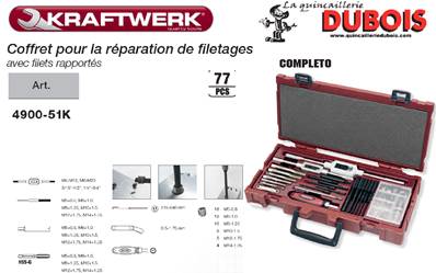Coffret réparation des taraudages 77-p.