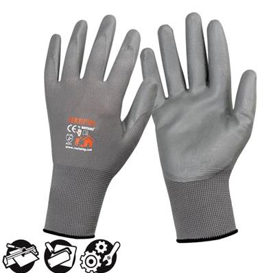 Paire de gants souple polyamide enduit nitrile MACPRO taille 10