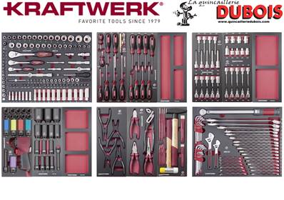Assortiment d'outils, EVA, 1/4"+ 3/8"+ 1/2", 276 pcs. promotion