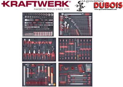 Assortiment d'outils, EVA, 1/4"+ 3/8"+ 1/2", 280 pcs. promotion