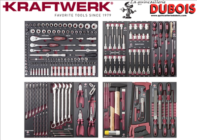 Assortiment d'outils, EVA, 1/4"+ 3/8"+ 1/2", 236 pcs. promotion