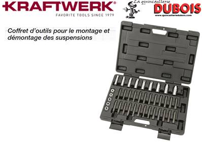 Coffret d'embouts p. suspensions 39 pcs