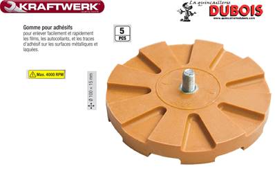 Disque gomme (5 pcs.)