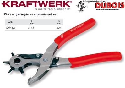 Pince emporte pièces KW hightech 220mm