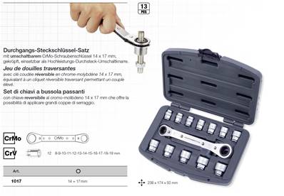 Jeu de douilles 13 outils