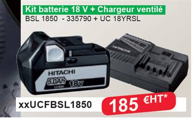 chargeur ventilé PROMO Hitachi