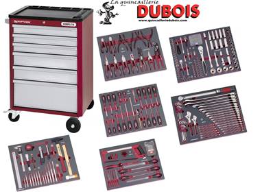 Servante 3907 de 308 outils COMPLETO EVA KRAFTWERK 3907-4917