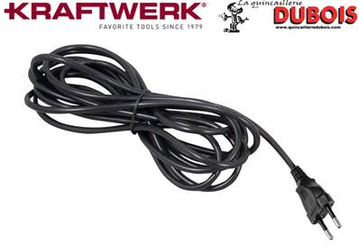 Cordon secteur 230 V / 5 m KRAFTWERK 32077-MC