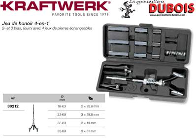 Coffret honoir de 18 à 89 mm