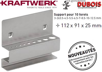 Supporte pour 10 forets