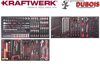 Assortiment d'outils, EVA, 1/4"+ 3/8"+ 1/2", 273 pcs. promotion
