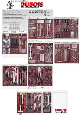 Ass. d'outils COMPLETO 550 p. 6 tiroirs promotion