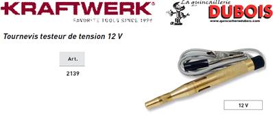 Testeur de tension, 12V GS
