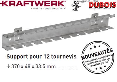 Supporte pour 12 tournevis