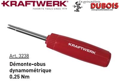 Démonte-obus dynamométrique, 0,25 Nm