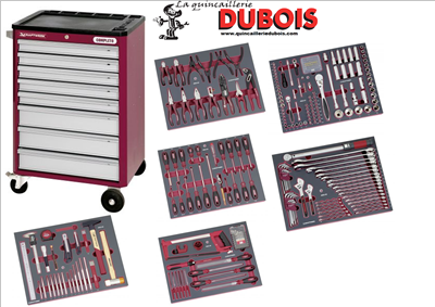 Servante 3908 de 309 outils COMPLETO EVA KRAFTWERK 3908-4917