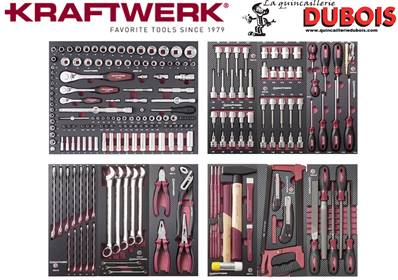 Assortiment d'outils, EVA, 1/4"+ 3/8"+ 1/2", 236 pcs. promotion