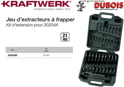 Coffret d'extracteurs à frapper 75-150mm