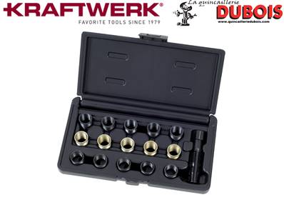 Coffret rép. filetage bougies d'allumage