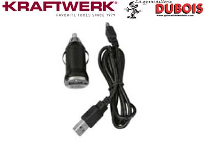 Chargeur 3.7 V 12-24 V / Mini-USB