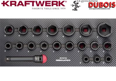 Insert de douilles impact, EVA, 1/2", 20 pcs. promotion