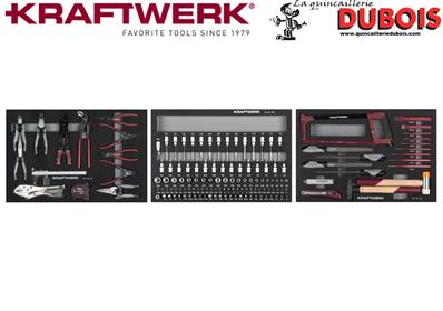 Assortiment d'outils, EVA, 60/40, 1/4"+ 3/8"+ 1/2", 304 pcs. KRAFTWERK PROMOTION