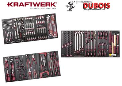 Ass. d'outils EVA3 226 p. 3x5 tiroirs